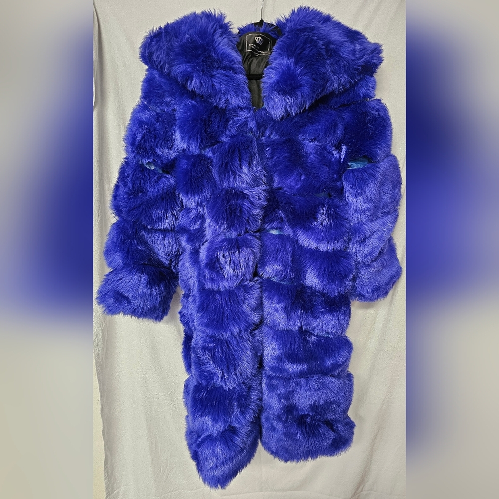Faux fur coat